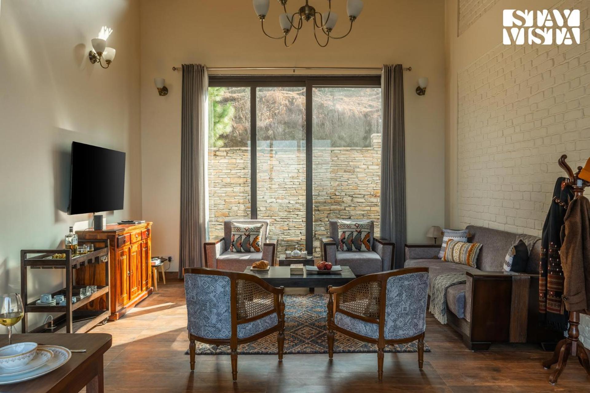 Stayvista At Amulyam Villa With Lawn & Bonfire Mukteshwar Ngoại thất bức ảnh